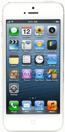 Смартфон Apple iPhone 5 32Gb White & Silver - Ейск
